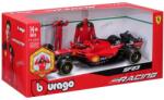 Bburago Bburago: Mașină de curse Ferrari SF23 F1, model auto din metal cu pilot, scară 1/24 (Charles Leclerc #16) (268092-01676)