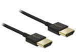 Delock Cablu HDMI cu Ethernet T-T 3D, 1.5m, Slim Premium, Delock 84772