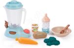 Ecoiffier Set pentru mic dejun cu mixer în valiză Nursery Écoiffier cu sticlă pentru hrănire și alimente 8 accesorii de la 18 luni (ECO1834) Bucatarie copii