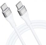 Wozinsky Cablu Incarcare USB-C - USB-C WZK WSTCC2, 65W, 2m, Alb