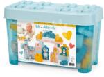 Ecoiffier Építőjáték állatkákkal BB Abrick Écoiffier 55 kocka kék dobozban 12 hó-tól (ECO7981)
