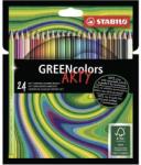 STABILO GREENcolors 24 db-os ' ARTY' zsírkréta