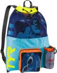 TYR Rucsac pentru înot tyr big mummy mesh bag albastru/galben