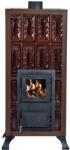 eSemineu Premium brown 7 KW with glass window