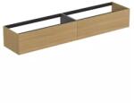 Ideal Standard Dulap baza suspendat Ideal Standard Atelier Conca finisaj stejar deschis 2 sertare 240 cm (T4333Y6)