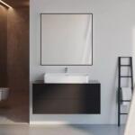 Ideal Standard Blat ceramic pentru lavoar Ideal Standard Atelier Conca 120 cm finisaj negru marmura (T3972DG)