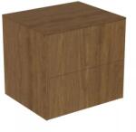 Ideal Standard Dulap baza suspendat Ideal Standard Atelier Conca finisaj nuc inchis 2 sertare cu blat 60 cm (T4321Y5)
