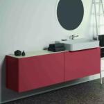Ideal Standard Dulap baza suspendat Ideal Standard Atelier Conca 2 sertare 200 cm rosu - oranj mat (T3999Y3)