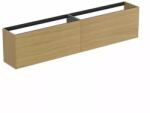 Ideal Standard Dulap baza suspendat Ideal Standard Atelier Conca 2 sertare 240 cm finisaj stejar deschis (T4339Y6)