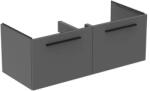 Ideal Standard Dulap baza suspendat Ideal Standard i. life B gri quartz mat 2 sertare 120 cm (T5277NG)