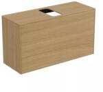 Ideal Standard Dulap baza suspendat Ideal Standard Atelier Conca 1 sertar si blat cu decupaj central 100 cm finisaj stejar deschis (T3936Y6)