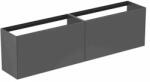 Ideal Standard Dulap baza suspendat Ideal Standard Atelier Conca 2 sertare 200 cm antracit mat (T3999Y2)
