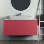 Ideal Standard Dulap baza suspendat Ideal Standard Atelier Conca rosu - oranj mat 2 sertare 120 cm (T3945Y3)