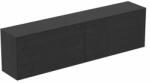 Ideal Standard Dulap baza suspendat Ideal Standard Atelier Conca 2 sertare cu blat 200 cm finisaj stejar inchis (T4332Y4)