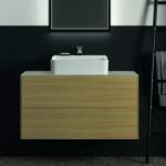 Ideal Standard Dulap baza suspendat Ideal Standard Atelier Conca finisaj stejar deschis 2 sertare 100 cm (T4357Y6)