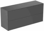 Ideal Standard Dulap baza suspendat Ideal Standard Atelier Conca 2 sertare cu blat 120 cm antracit mat (T4330Y2)