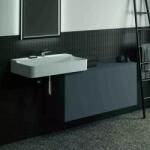 Ideal Standard Dulap baza suspendat Ideal Standard Atelier Conca 1 sertar cu blat 120 cm antracit mat (T4320Y2)