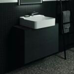 Ideal Standard Dulap baza suspendat Ideal Standard Atelier Conca 2 sertare 80 cm finisaj stejar inchis (T4352Y4)