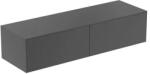 Ideal Standard Dulap baza suspendat Ideal Standard Atelier Conca antracit mat 2 sertare cu blat 160 cm (T4315Y2)