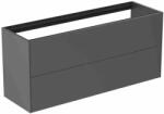 Ideal Standard Dulap baza suspendat Ideal Standard Atelier Conca 2 sertare 120 cm antracit mat (T3951Y2)