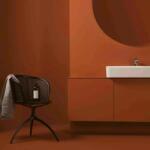 Ideal Standard Dulap baza suspendat Ideal Standard Atelier Conca 2 sertare 160 cm rosu - oranj mat (T3996Y3)