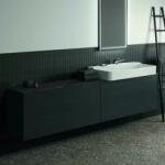 Ideal Standard Dulap baza suspendat Ideal Standard Atelier Conca 2 sertare 240 cm finisaj stejar inchis (T4339Y4)