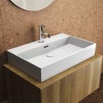 Ideal Standard Dulap baza suspendat Ideal Standard Atelier Conca finisaj nuc inchis 1 sertar si blat cu decupaj central 80 cm (T3929Y5)