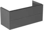 Ideal Standard Dulap baza suspendat Ideal Standard Atelier Conca 2 sertare antracit mat 120 cm (T4576Y2)