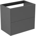 Ideal Standard Dulap baza suspendat Ideal Standard Atelier Conca 2 sertare 60 cm antracit mat (T4354Y2)