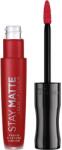 Rimmel Ruj lichid, Rimmel London Stay Satin Nº 500, roșu intens