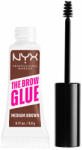Smoby Gel pentru sprâncene, NYX, The Brow Glue, Medium Brown, 5 g