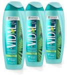 Vidal Gel de duș, Vidal, White Musk, 250 ml, pachet 3 bucăți