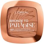 Tan Tan Fan Pudră bronzantă, L' Oréal Paris, Paradise, nuanța 02 Bronze, 9 g