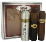 Agluxe Set cadou bărbați, Fragluxe Cuba Gold, Eau De Toilette + After Shave + Deodorant