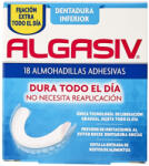 Algasiv Plăcuțe adezive proteză dentară, Algasiv, 18 bucăți