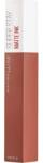 Maybelline Ruj lichid mat, Maybelline New York, Super Stay Ink Un-Nudes, maro mat