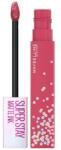 Disney Minnie Mickey Ruj Maybelline Superstay Matte Ink Birthday Edition, roșu, 5 ml