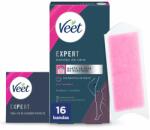 Elzin Plant Benzi depilatoare corp, Veet Expert, 16 bucăți, pentru piele normală