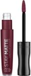 Rimmel Lip-gloss, Rimmel London Stay Glossy, Bordeaux, 6 ml