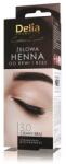 Delia Cosmetics Gel Henna Sprâncene și Gene, Delia, 3.0 Dark Brown, 15 ml