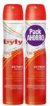 Byly Spray deodorant, Byly, Extrem Protect, 200 ml, set 2 bucăți