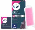 Elmiplant Benzi depilatoare, Veet Expert Bikini, 16 unități, unt de shea
