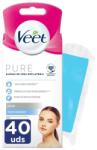 Elmiplant Benzi depilatoare față, Veet, Easy Gelwax, 40 bucăți