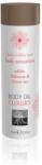Shiatsu Ulei de corp comestibil, Shiatsu, Hibiskus & amp; Ceai Verde, 75 ml