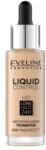 Eveline Cosmetics Fond de ten lichid, Eveline, Liquid Control HD, 011 Natural, 32 ml