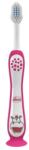 Chicco Periuță de dinți, Chicco, 3-6 ani, model hipopotam fuchsia
