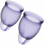 Satisfyer Cupa menstruală Satisfyer Feel Confident, silicon medical, set 2 bucăți