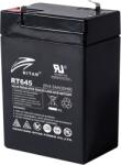 Ritar Оловна батерия RITAR, (RT645) AGM, 6V, 4.5Ah, 70/ 47/ 99mm, Терминал1 (RITAR-RT645) - zettabytex