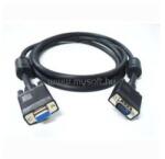  VGA M/F video jelkábel hosszabbító 1.8m fekete (XVQKABMF2) (XVQKABMF2)