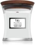 WoodWick Lavender & Cedar ароматна свещ с дървен фитил 85 гр